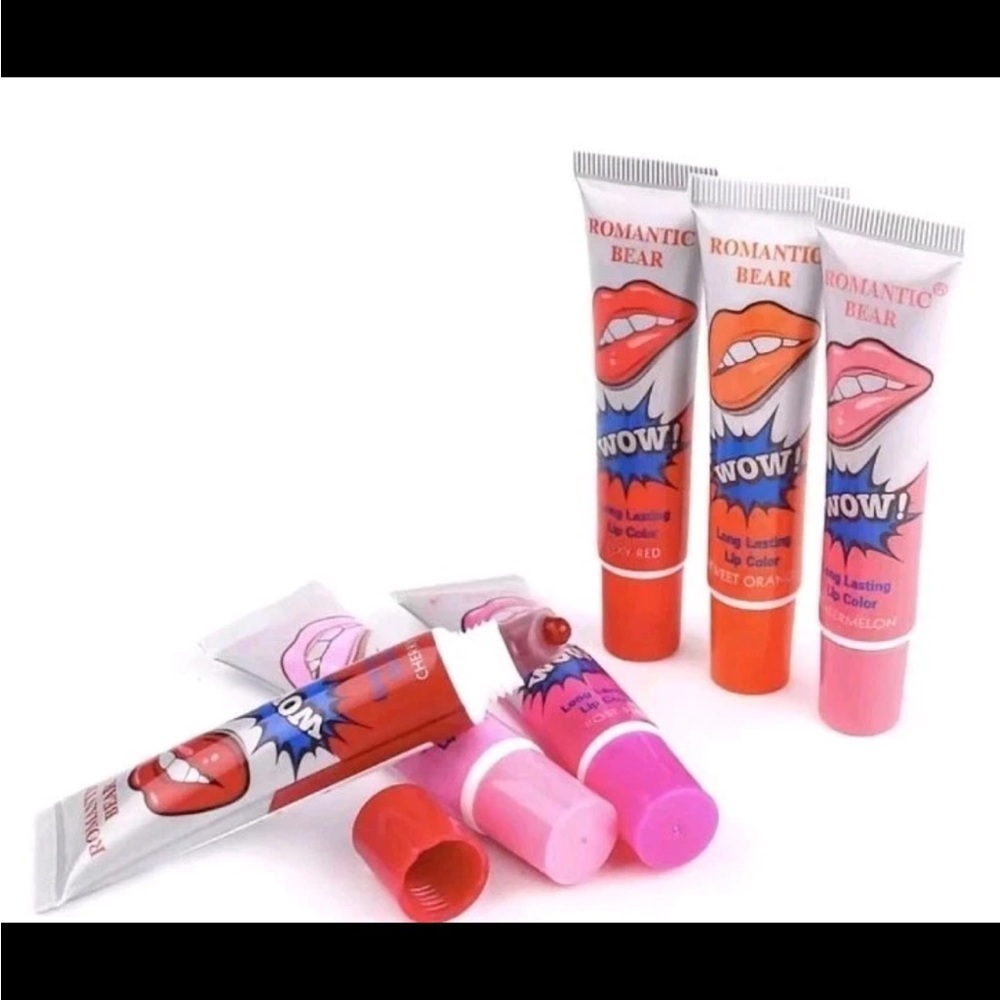 Romantic bear 3pc lip stain NEW